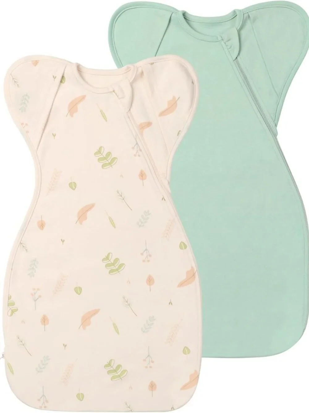 Soft Organic Cotton Swaddles for Newborns 0-3 Months | Arms Up Design, Unisex